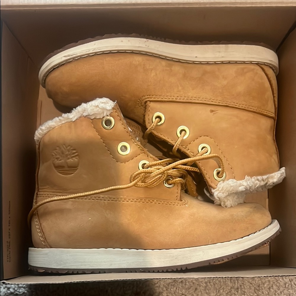 Timberland Kids Tan Boots